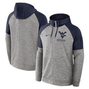 West Virginia Nike Full Zip Fitness Hoodie